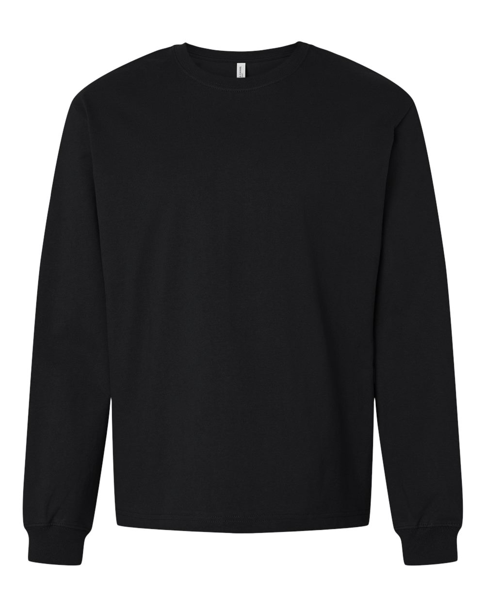 BELLA + CANVAS 4651 Unisex 7.5 oz Heavyweight Long Sleeve Tee in Black