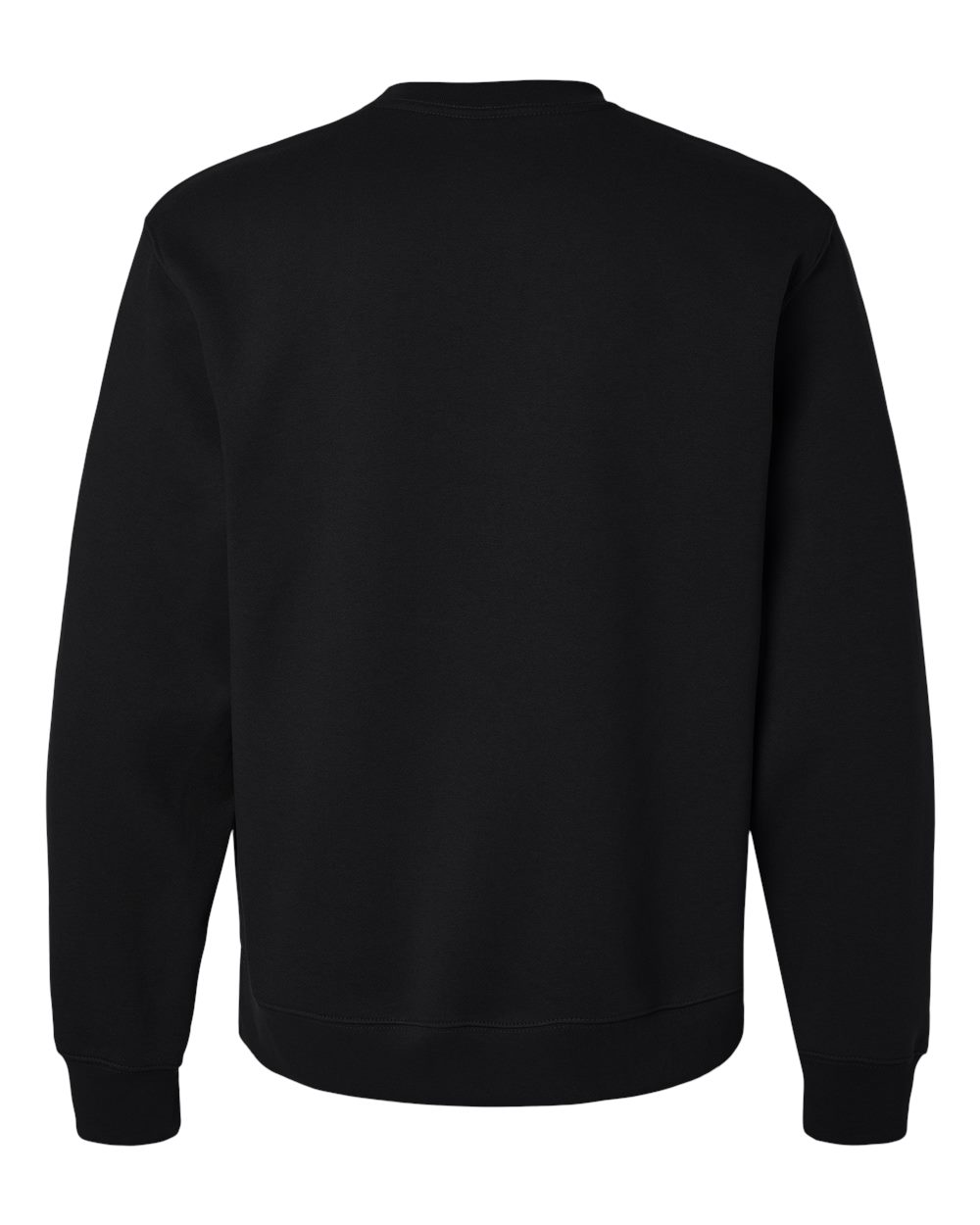 BELLA + CANVAS 4711 Unisex 10 oz. Heavyweight Crewneck Sweatshirt in Black, back