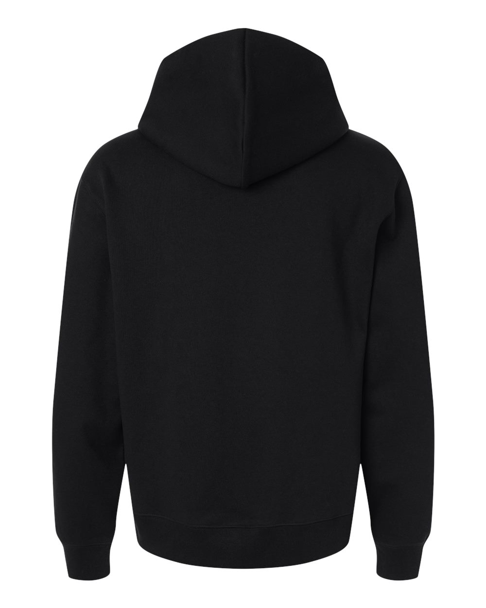 BELLA + CANVAS 4739 Unisex 10 oz Full-Zip Hoodie Sweatshirt in Black, back