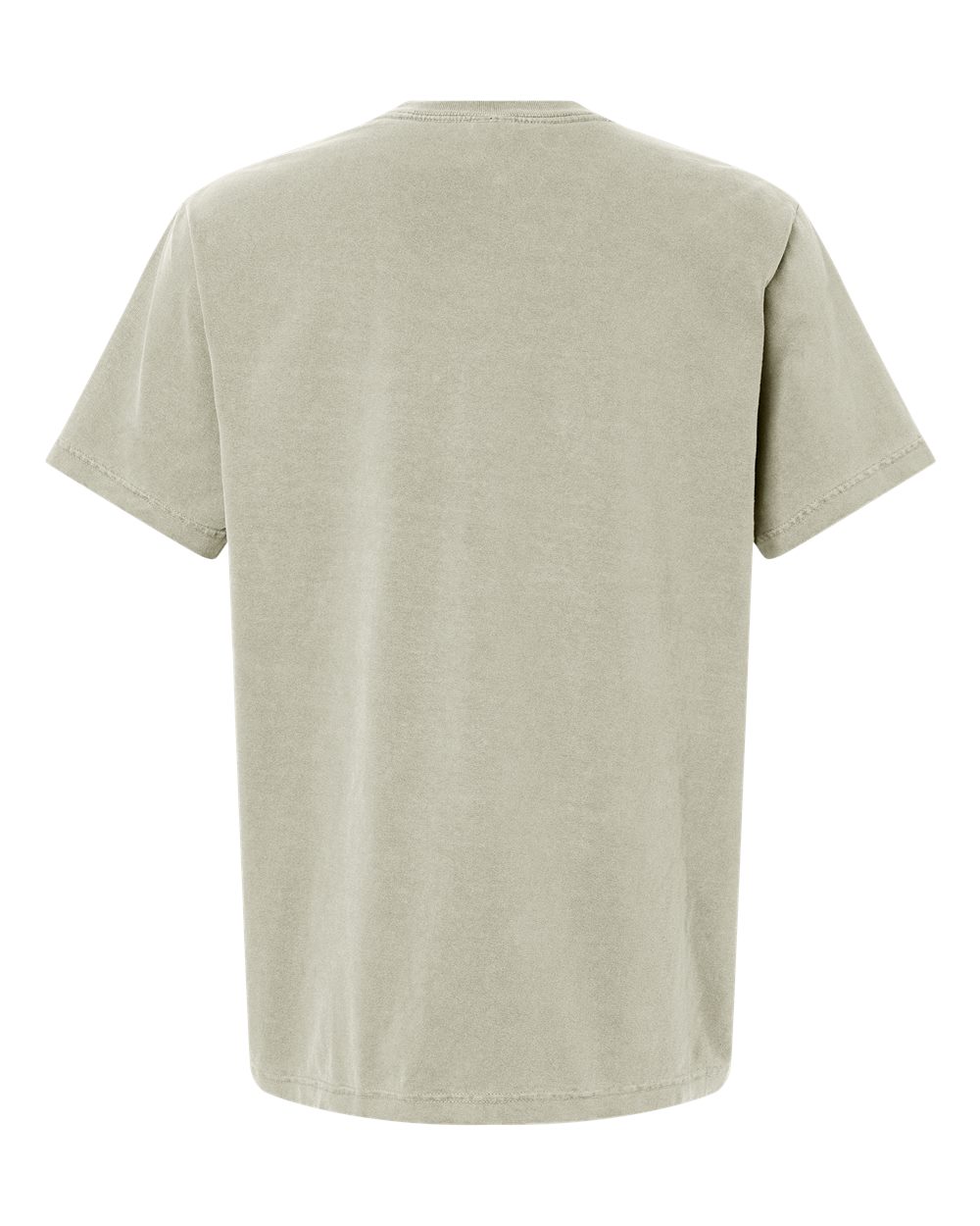 BELLA + CANVAS 4810GD Unisex Heavyweight Garment-Dyed Tee in Washed Thyme, back
