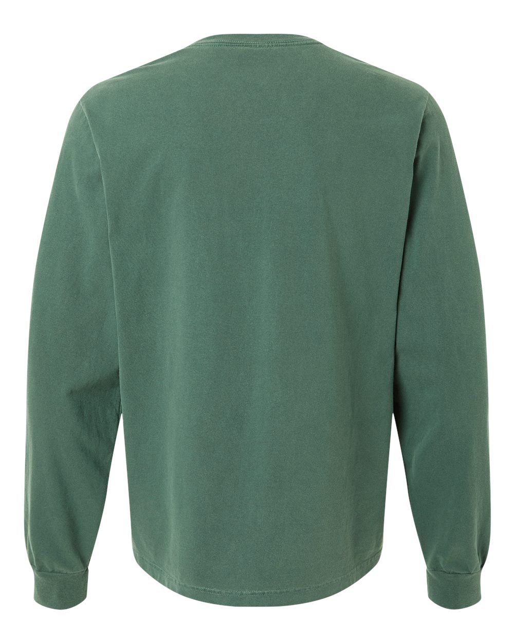 BELLA + CANVAS 4851GD Unisex Heavyweight Garment-Dyed Long Sleeve Tee in Washed Pine, back