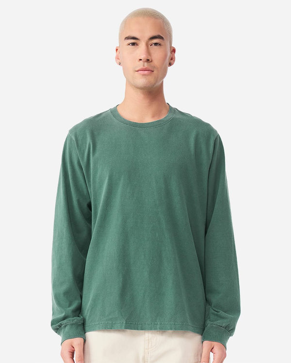 BELLA + CANVAS 4851GD Unisex Heavyweight Garment-Dyed Long Sleeve Tee