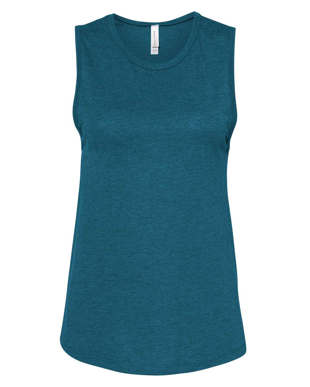 BELLA + CANVAS 6003 Women's Jersey Muscle Tank in Heather Deep Teal