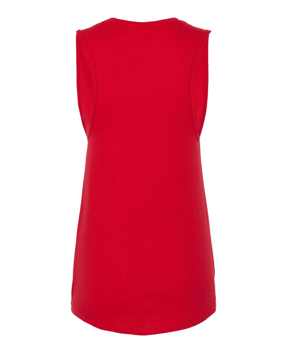 BELLA + CANVAS 6003 Women's Jersey Muscle Tank in Red, back