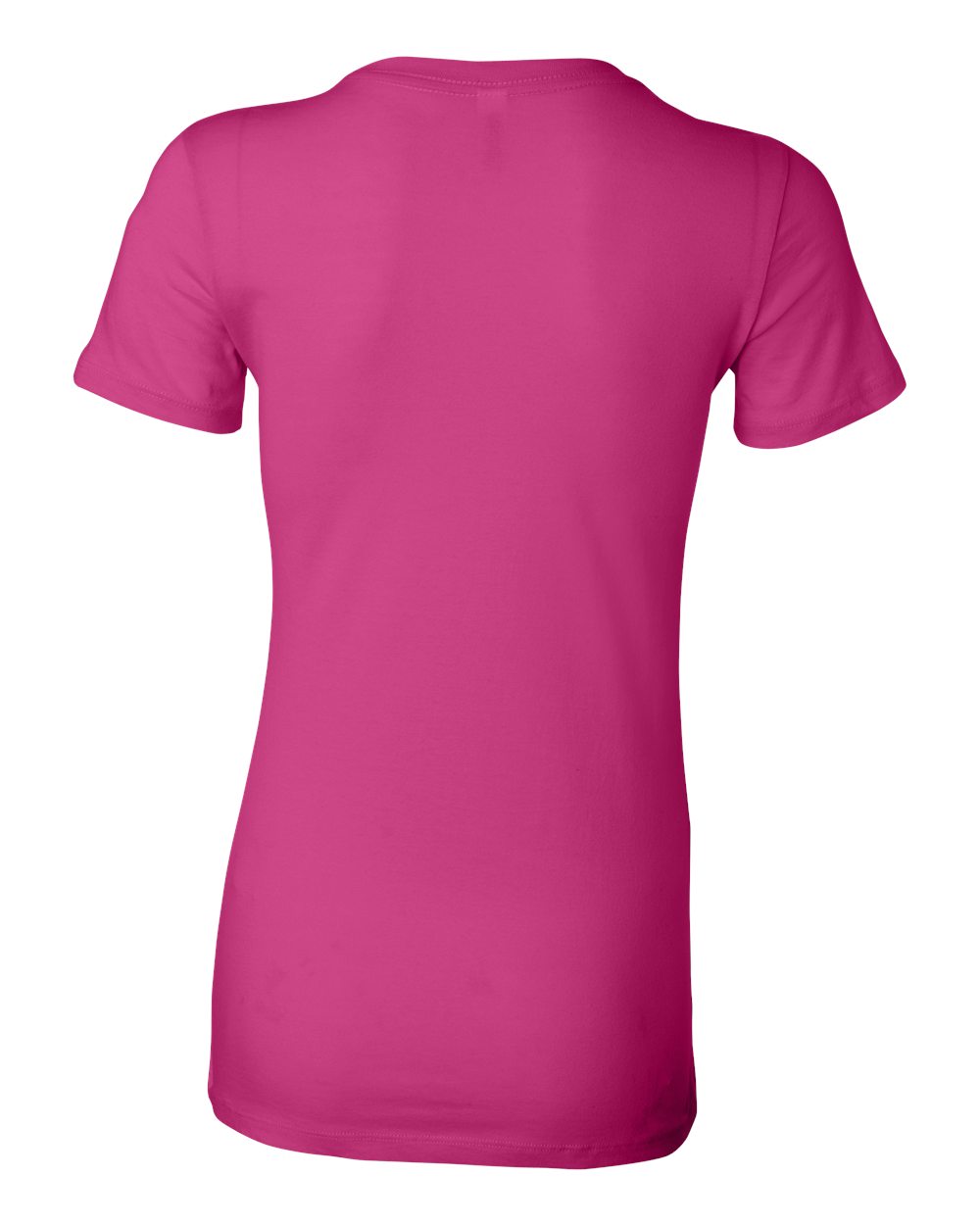 BELLA + CANVAS 6004 Women's Slim Fit Tee in Berry, back
