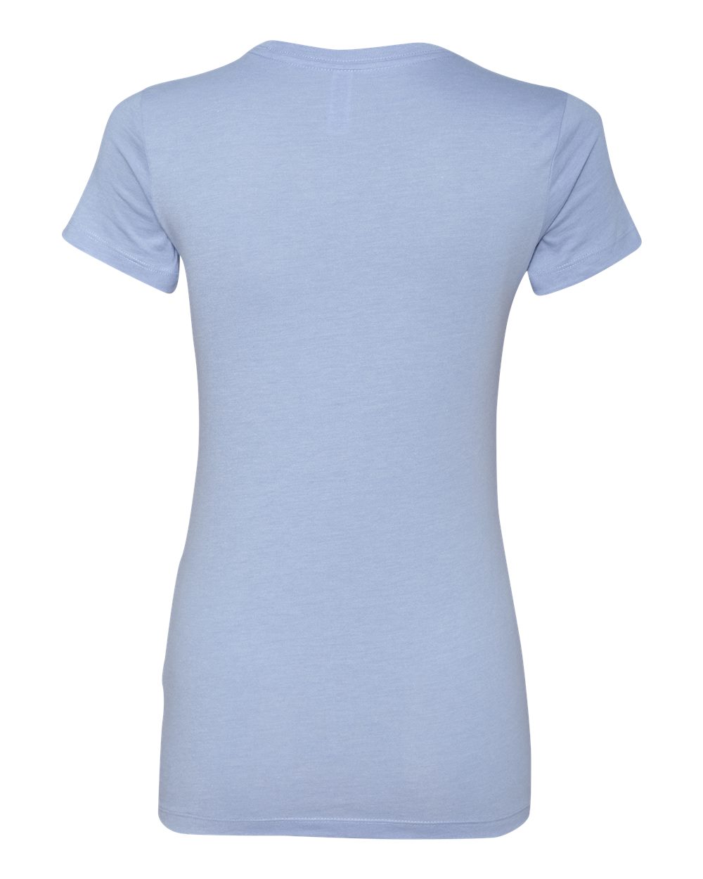 BELLA + CANVAS 6004 Women's Slim Fit Tee in Heather Blue, back