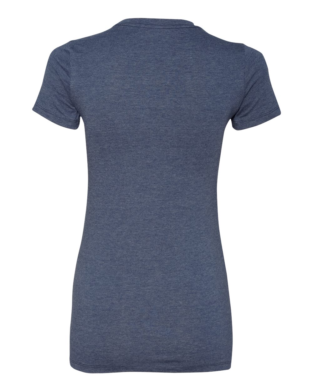BELLA + CANVAS 6004 Women's Slim Fit Tee in Heather Navy, back