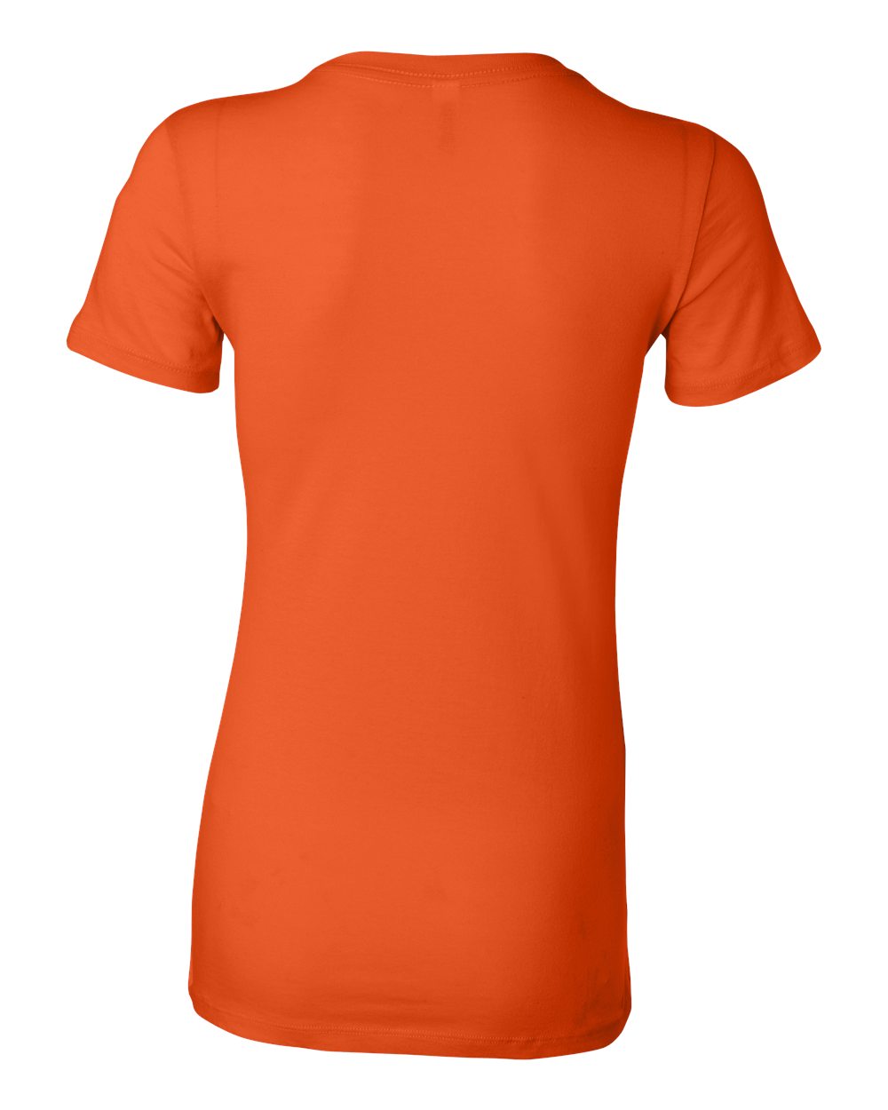 BELLA + CANVAS 6004 Women's Slim Fit Tee in Orange, back