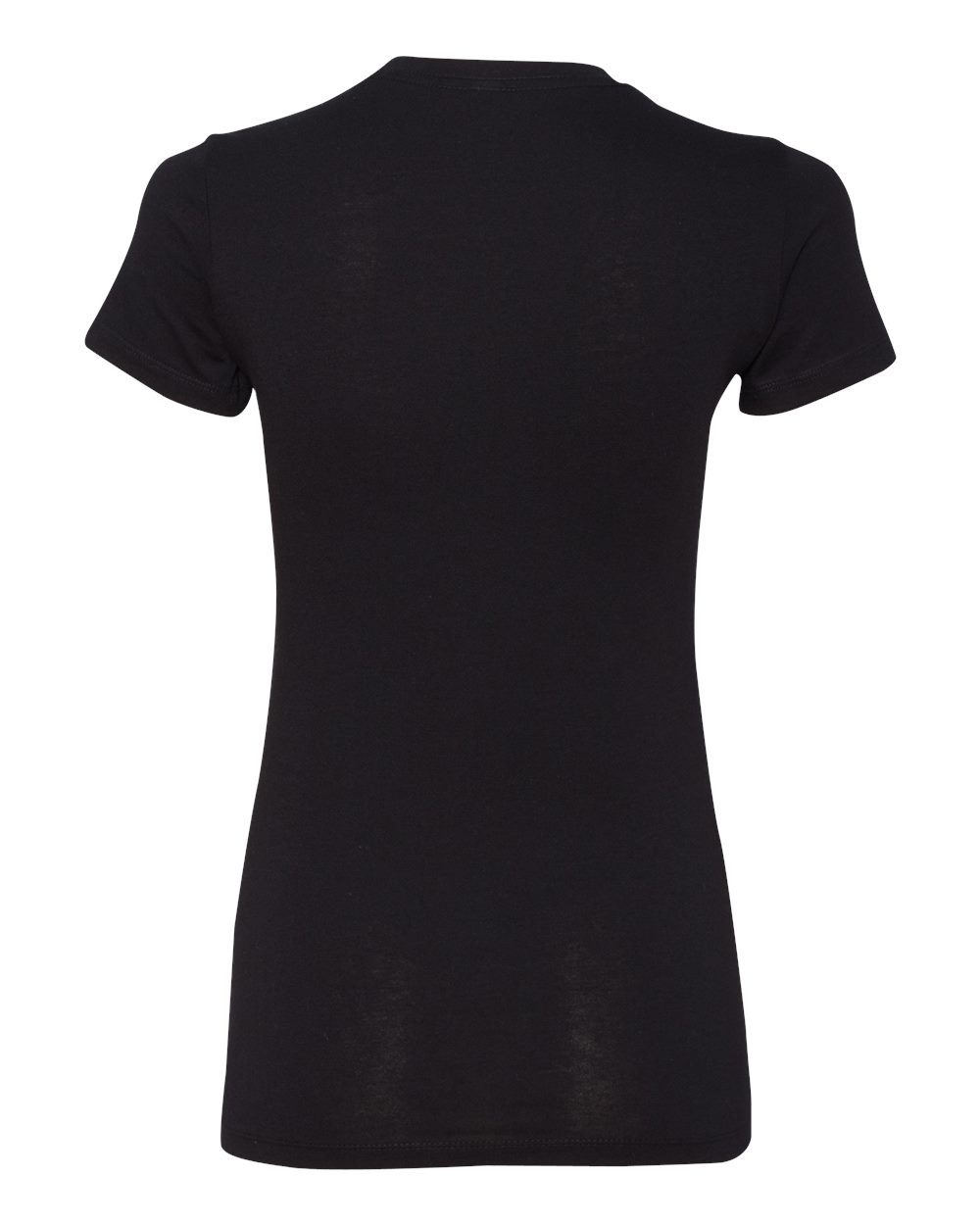 BELLA + CANVAS 6004 Women's Slim Fit Tee in Solid Black Blend, back