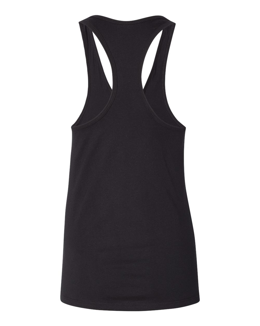 BELLA + CANVAS 6008 Women's Jersey Racerback Tank in Black, back
