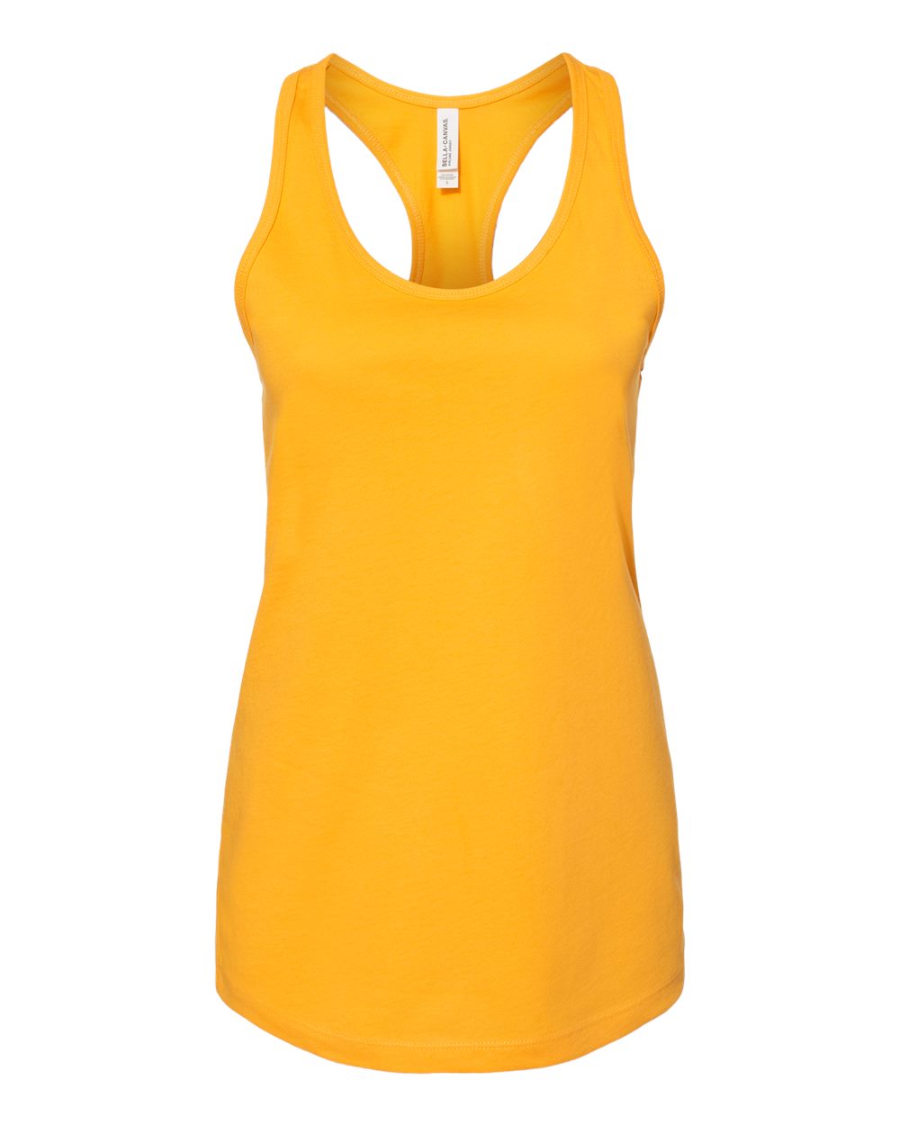 BELLA + CANVAS 6008 Women's Jersey Racerback Tank in Gold