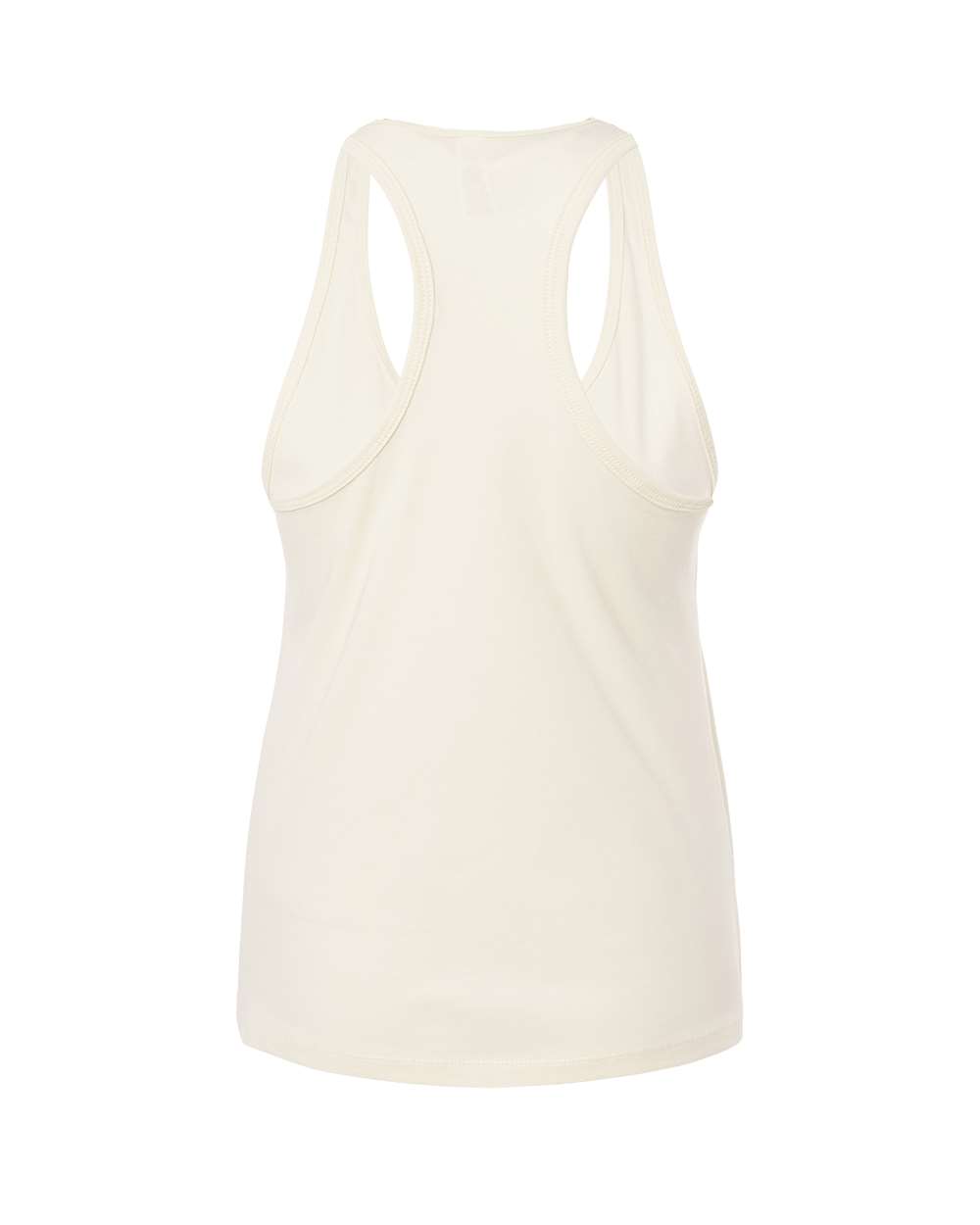 BELLA + CANVAS 6008 Women's Jersey Racerback Tank in Natural, back
