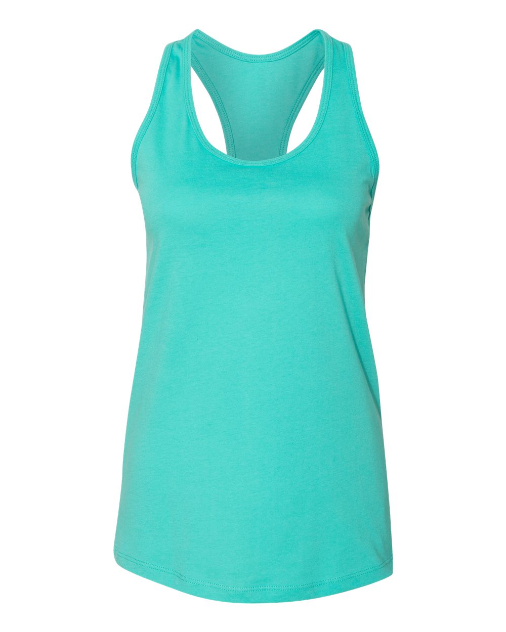 BELLA + CANVAS 6008 Women's Jersey Racerback Tank in Teal