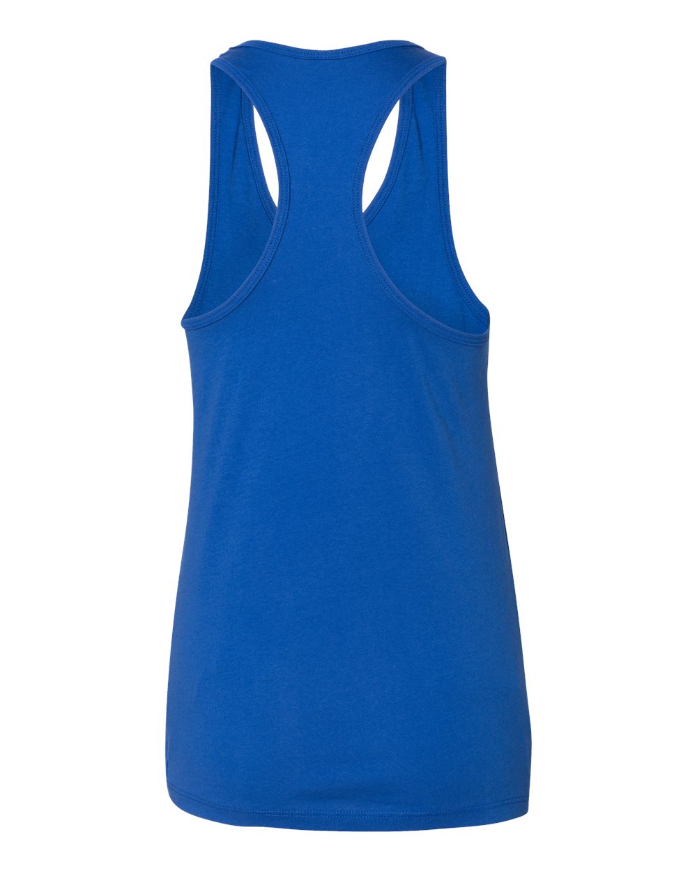 BELLA + CANVAS 6008 Women's Jersey Racerback Tank in True Royal, back