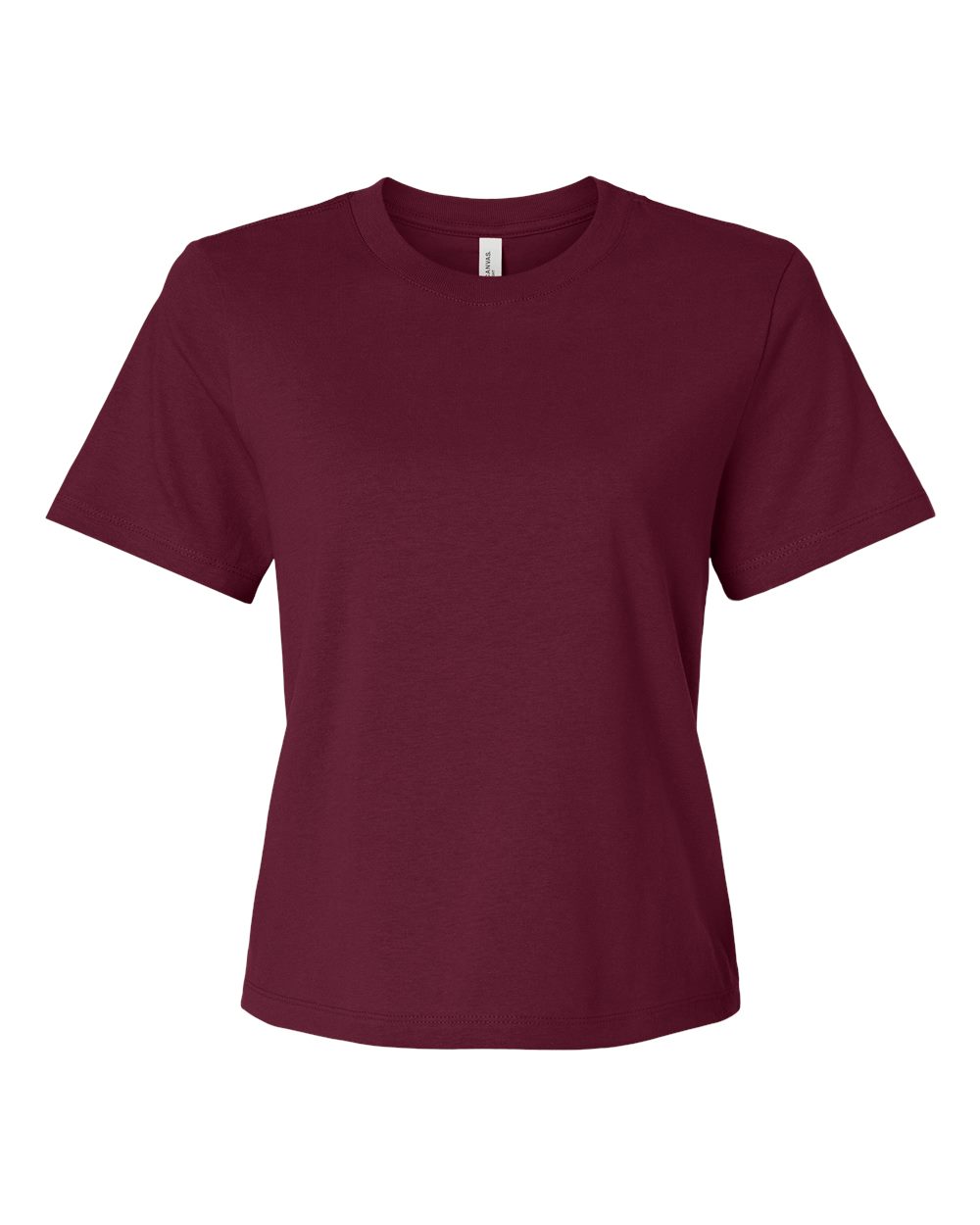 BELLA + CANVAS 6110 Women's 6 oz. Heavyweight Tee in Maroon