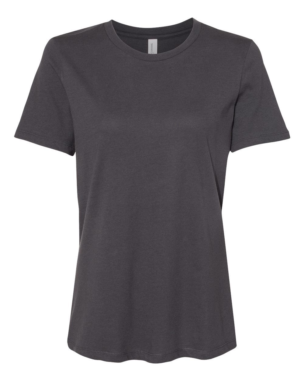 BELLA + CANVAS 6400 Women’s Relaxed Jersey Tee in Dark Grey