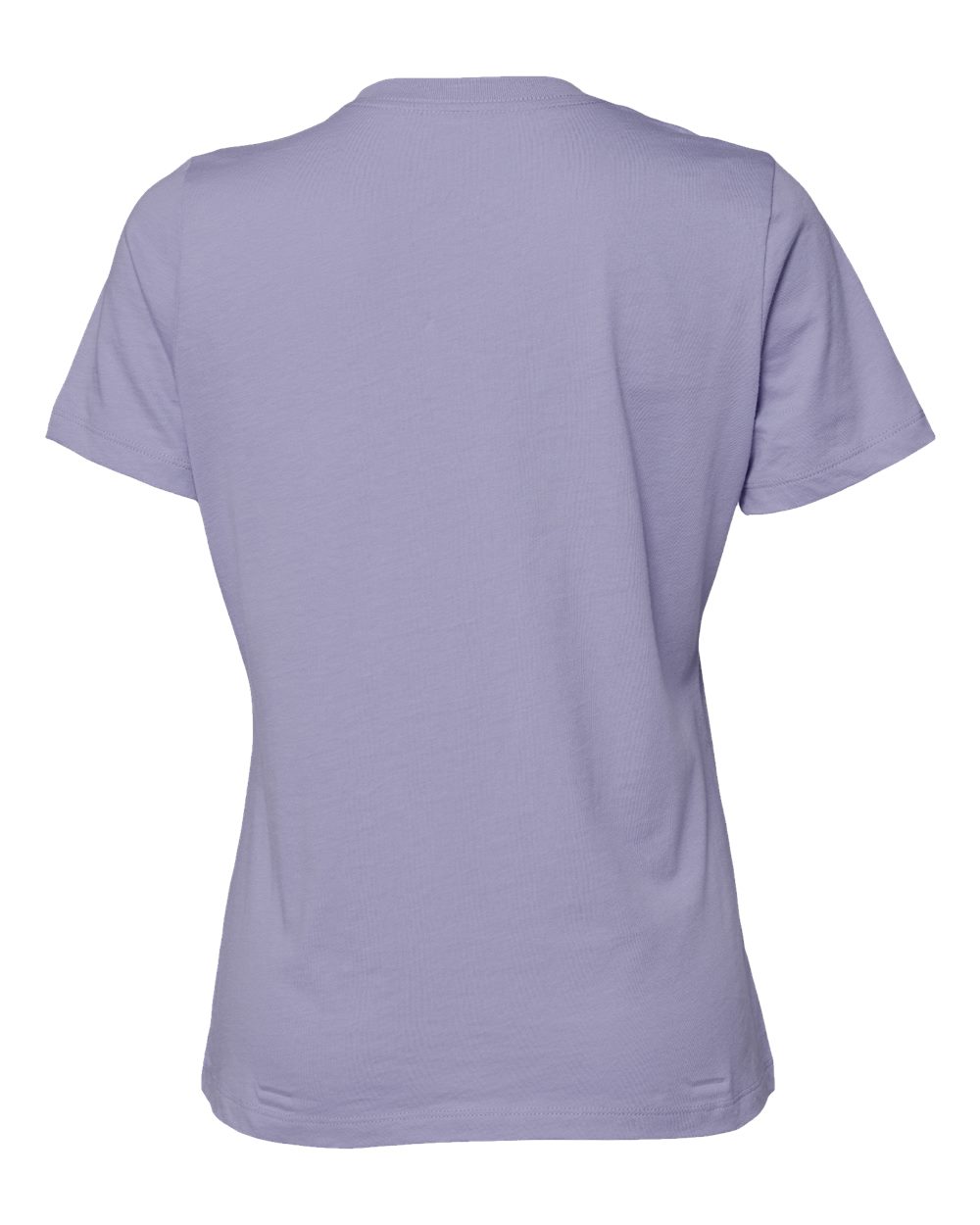 BELLA + CANVAS 6400 Women’s Relaxed Jersey Tee in Dark Lavender, back