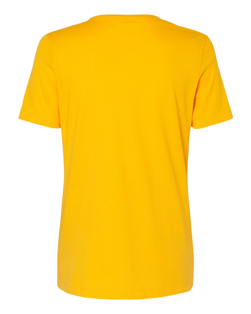 BELLA + CANVAS 6400 Women’s Relaxed Jersey Tee in Gold, back