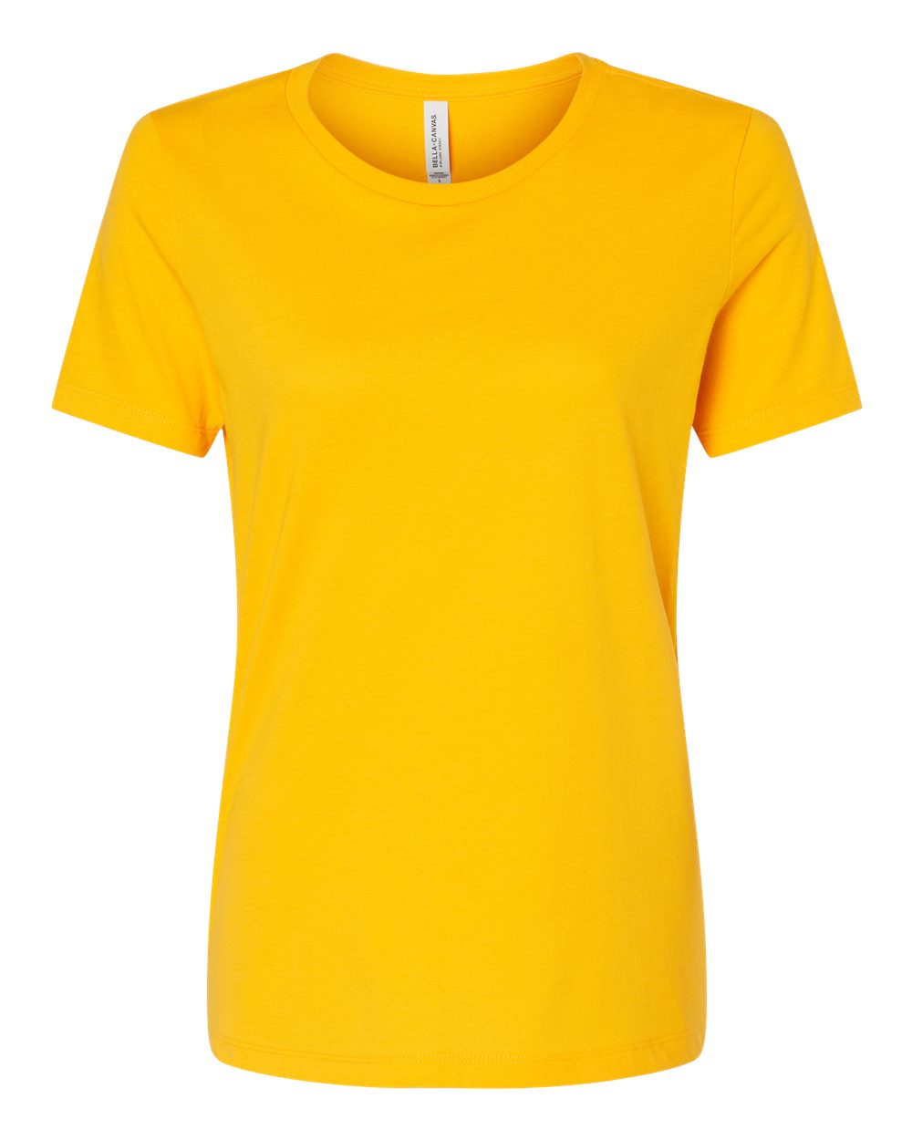 BELLA + CANVAS 6400 Women’s Relaxed Jersey Tee in Gold