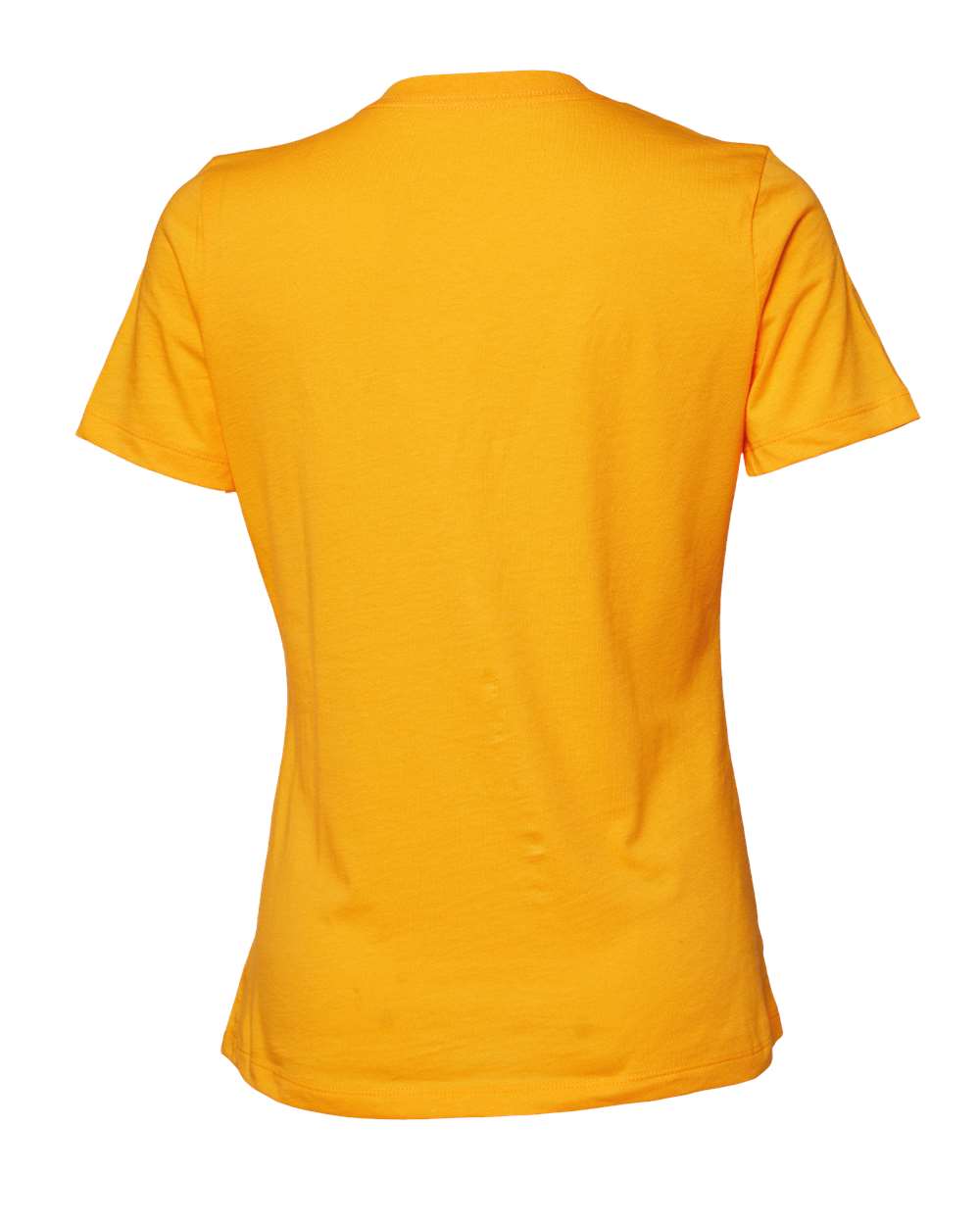 BELLA + CANVAS 6400 Women’s Relaxed Jersey Tee in Mustard, back