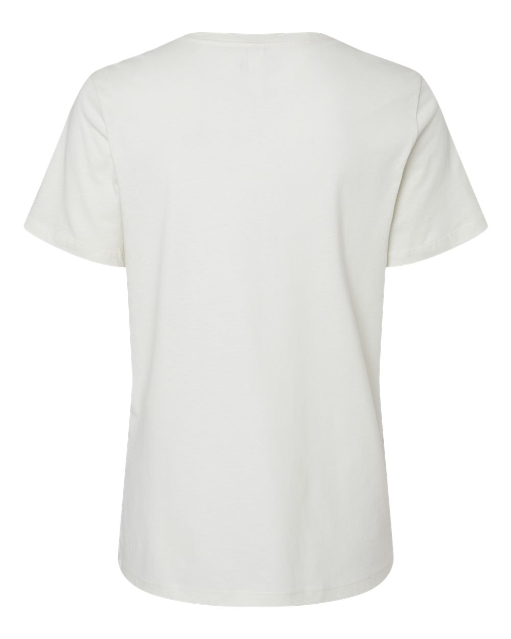 BELLA + CANVAS 6400 Women’s Relaxed Jersey Tee in Natural, back