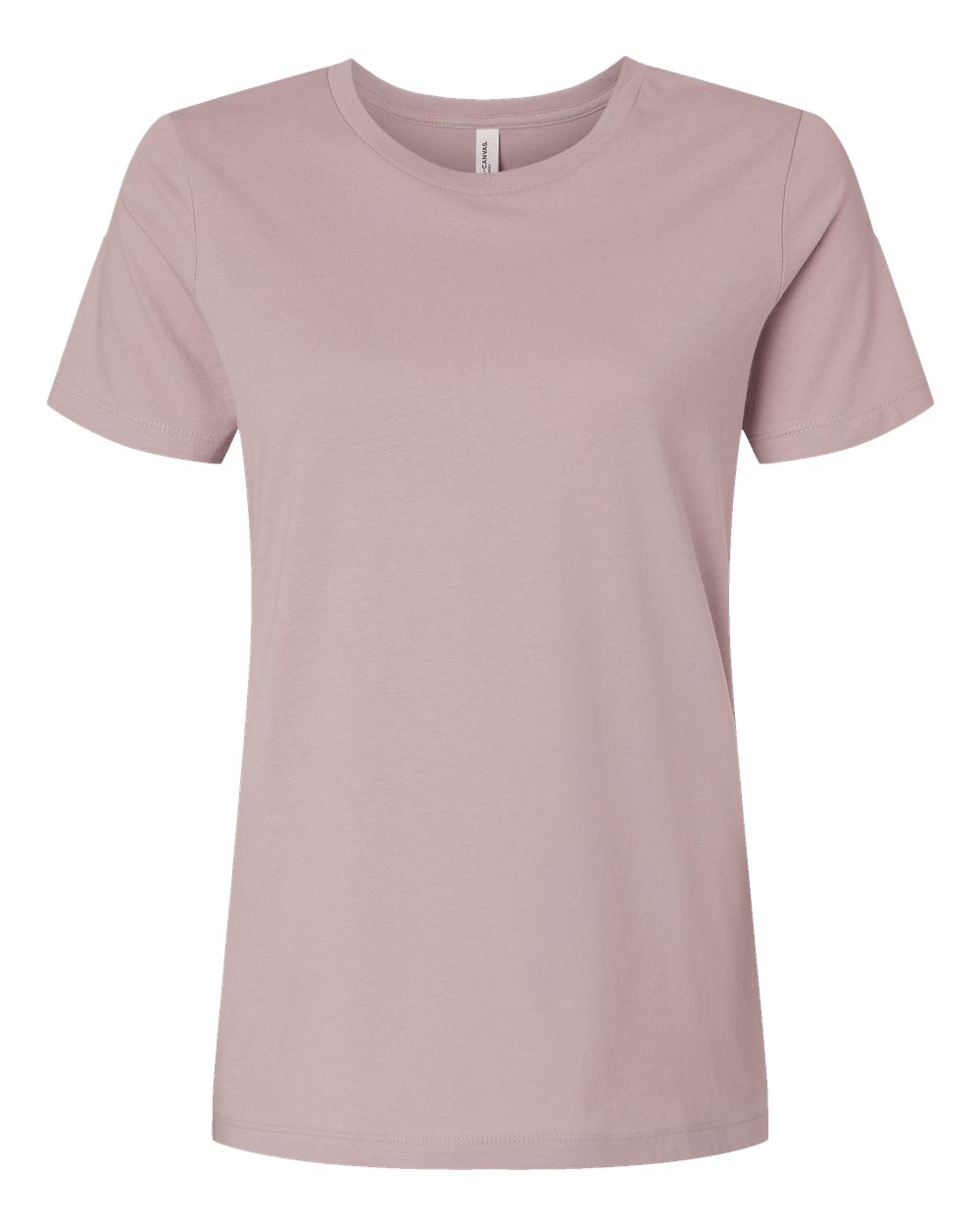 BELLA + CANVAS 6400 Women’s Relaxed Jersey Tee in Pink Gravel