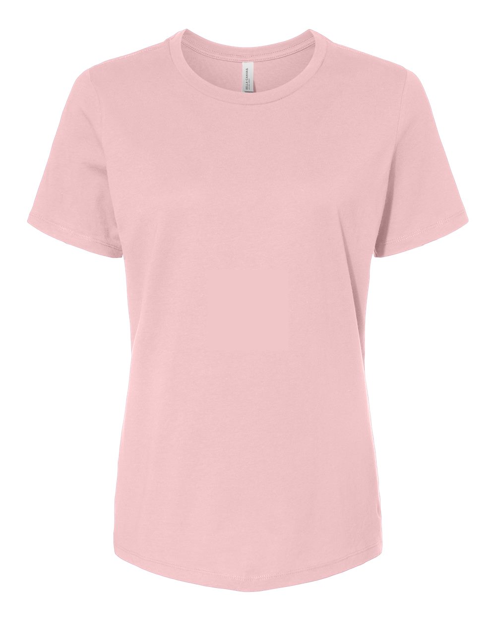 BELLA + CANVAS 6400 Women’s Relaxed Jersey Tee in Pink