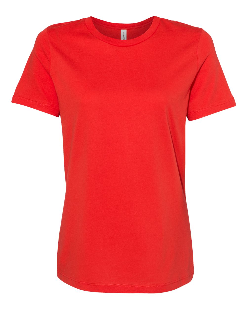 BELLA + CANVAS 6400 Women’s Relaxed Jersey Tee in Poppy