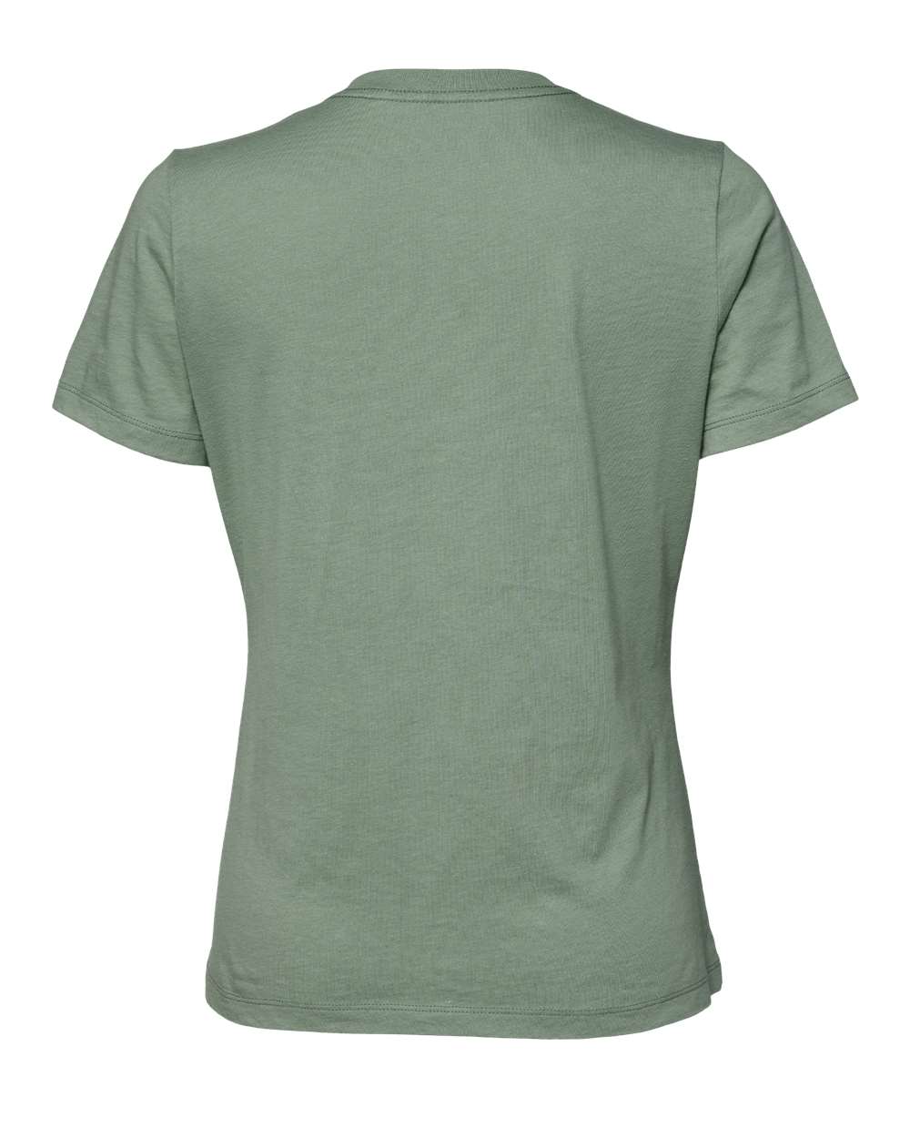 BELLA + CANVAS 6400 Women’s Relaxed Jersey Tee in Sage, back