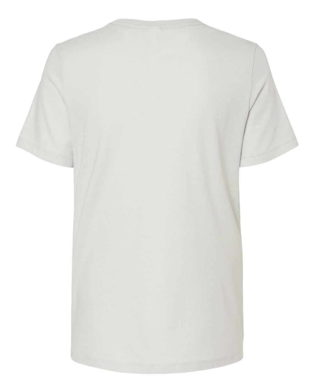 BELLA + CANVAS 6400 Women’s Relaxed Jersey Tee in Silver, back