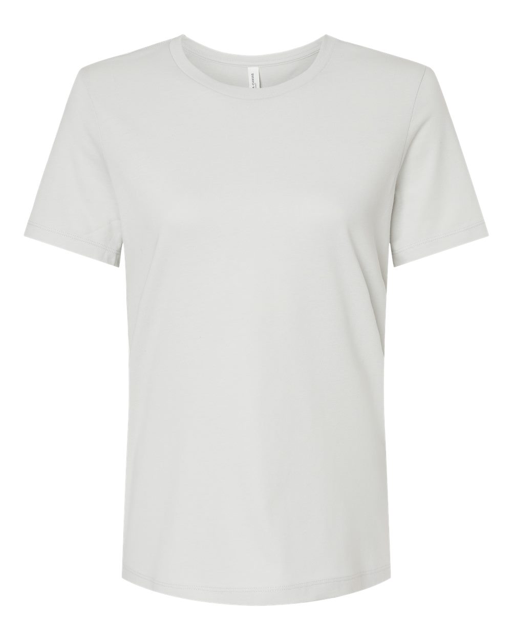 BELLA + CANVAS 6400 Women’s Relaxed Jersey Tee in Silver