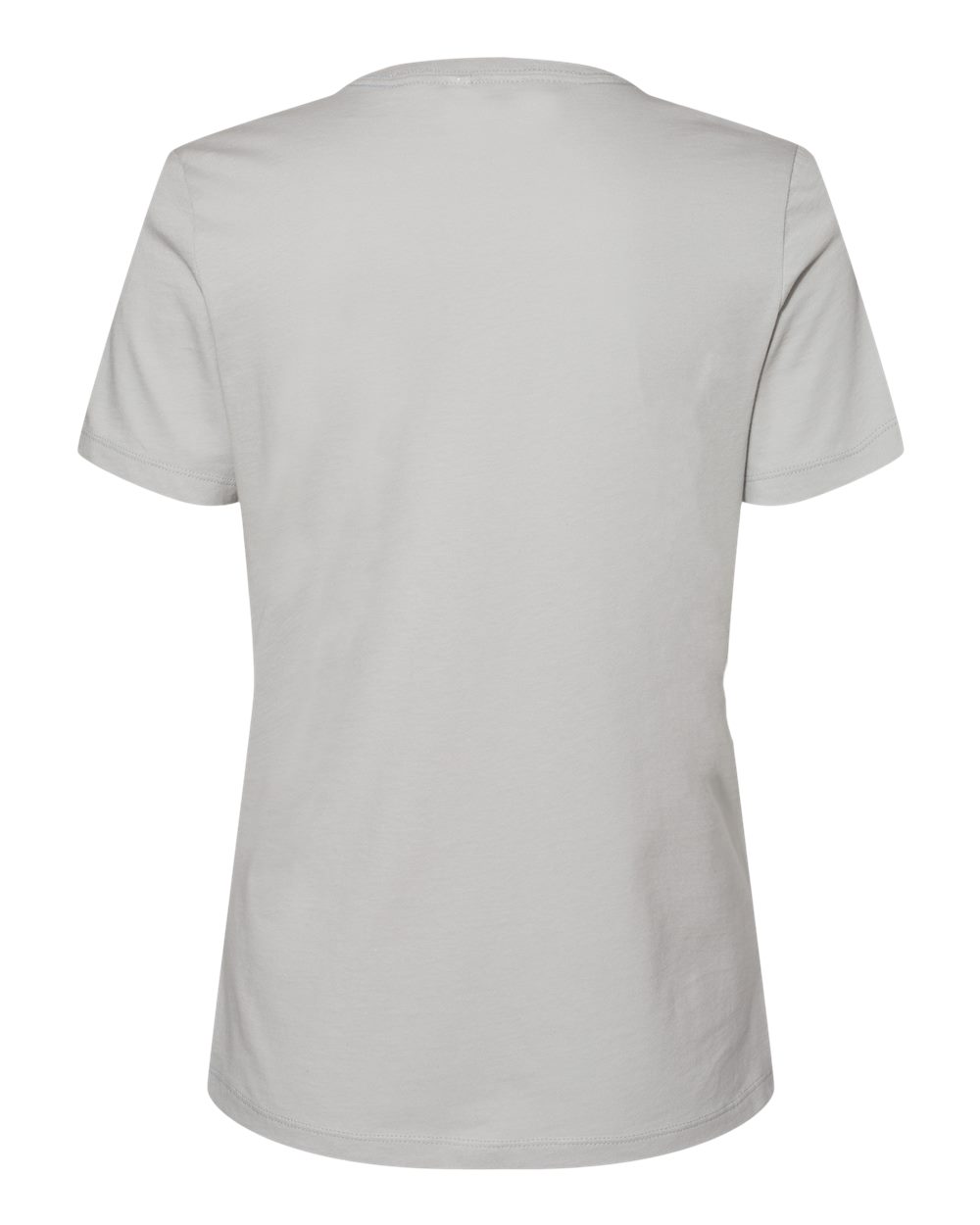 BELLA + CANVAS 6400 Women’s Relaxed Jersey Tee in Solid Athletic Grey, back