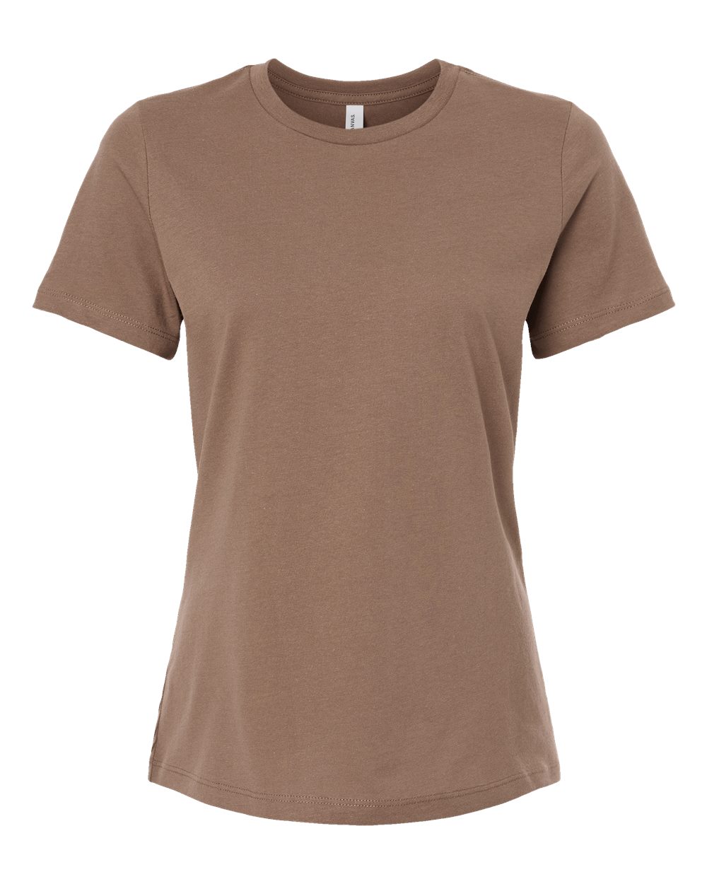 BELLA + CANVAS 6400 Women’s Relaxed Jersey Tee in Vintage Brown