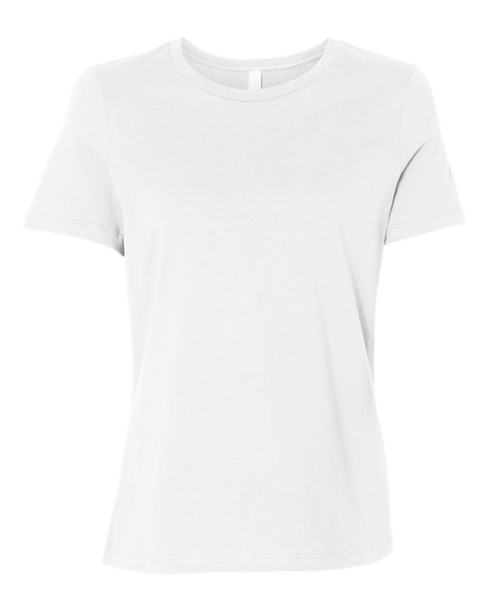 BELLA + CANVAS 6400 Women’s Relaxed Jersey Tee in White