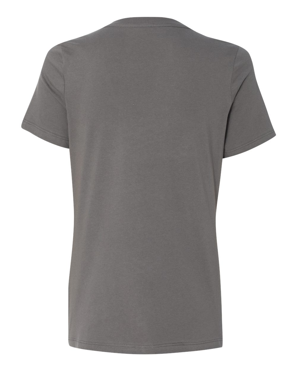 BELLA + CANVAS 6405 Women’s Relaxed Jersey V-Neck Tee in Asphalt, back