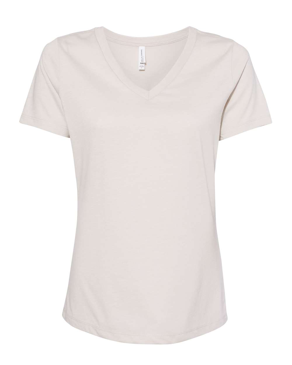 BELLA + CANVAS 6405CVC Women's Relaxed Heather CVC V-Neck Tee in Heather Dust