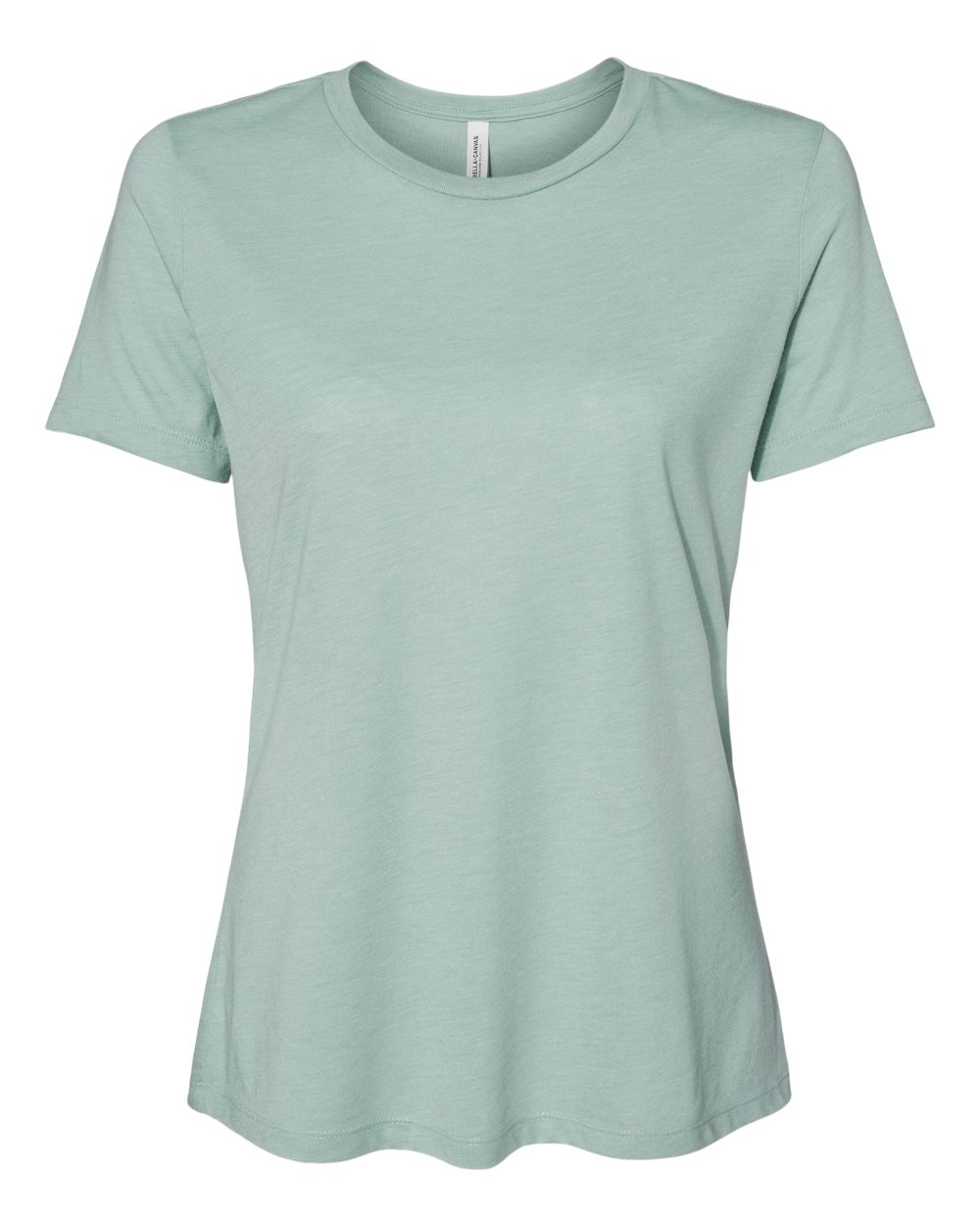 BELLA + CANVAS 6413 Women’s Relaxed Fit Triblend Tee in Dusty Blue Triblend