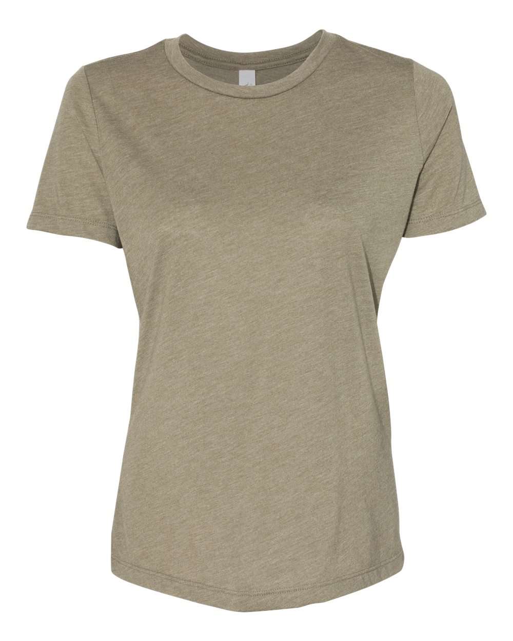 BELLA + CANVAS 6413 Women’s Relaxed Fit Triblend Tee in Olive Triblend
