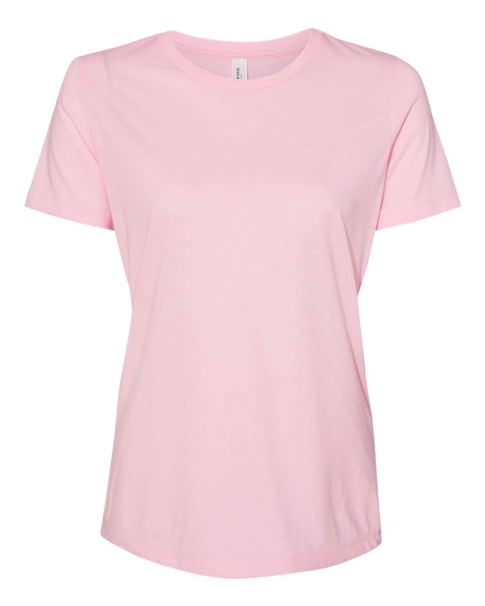 BELLA + CANVAS 6413 Women’s Relaxed Fit Triblend Tee in Pink Triblend