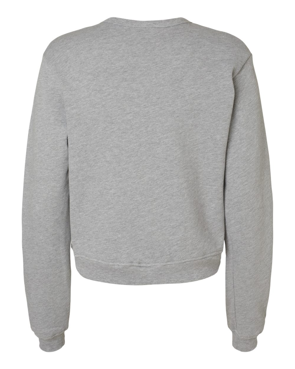 BELLA + CANVAS 7511 Women's Sponge Fleece Crewneck Sweatshirt in Athletic Heather, back