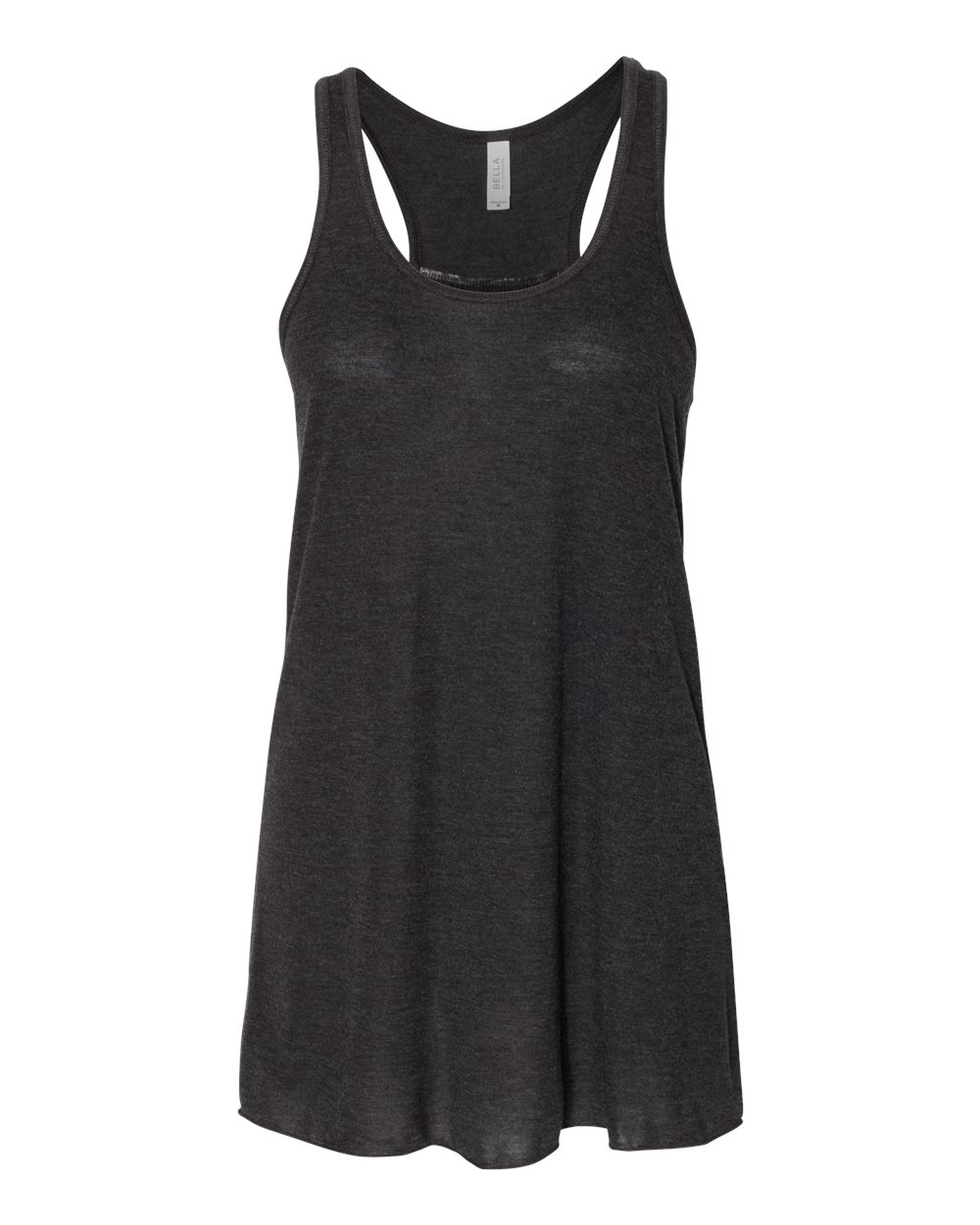 BELLA + CANVAS 8800 Women's Flowy Racerback Tank in Black Heather