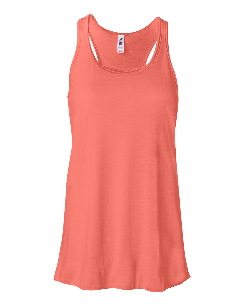 BELLA + CANVAS 8800 Women's Flowy Racerback Tank in Coral