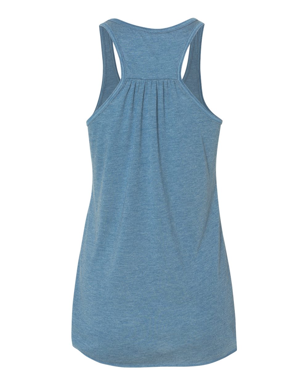 BELLA + CANVAS 8800 Women's Flowy Racerback Tank in Heather Deep Teal, back