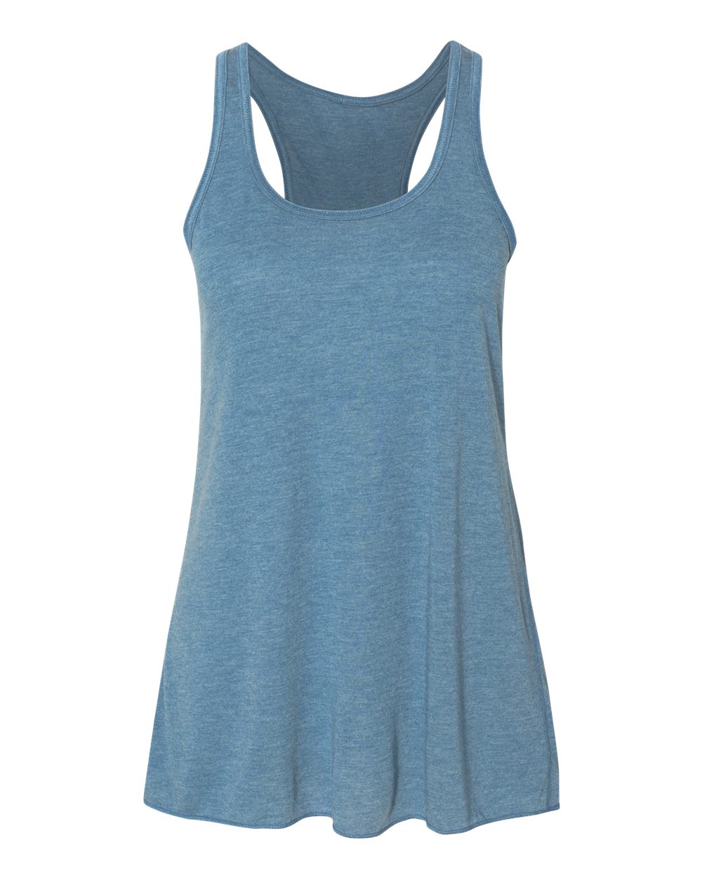 BELLA + CANVAS 8800 Women's Flowy Racerback Tank in Heather Deep Teal