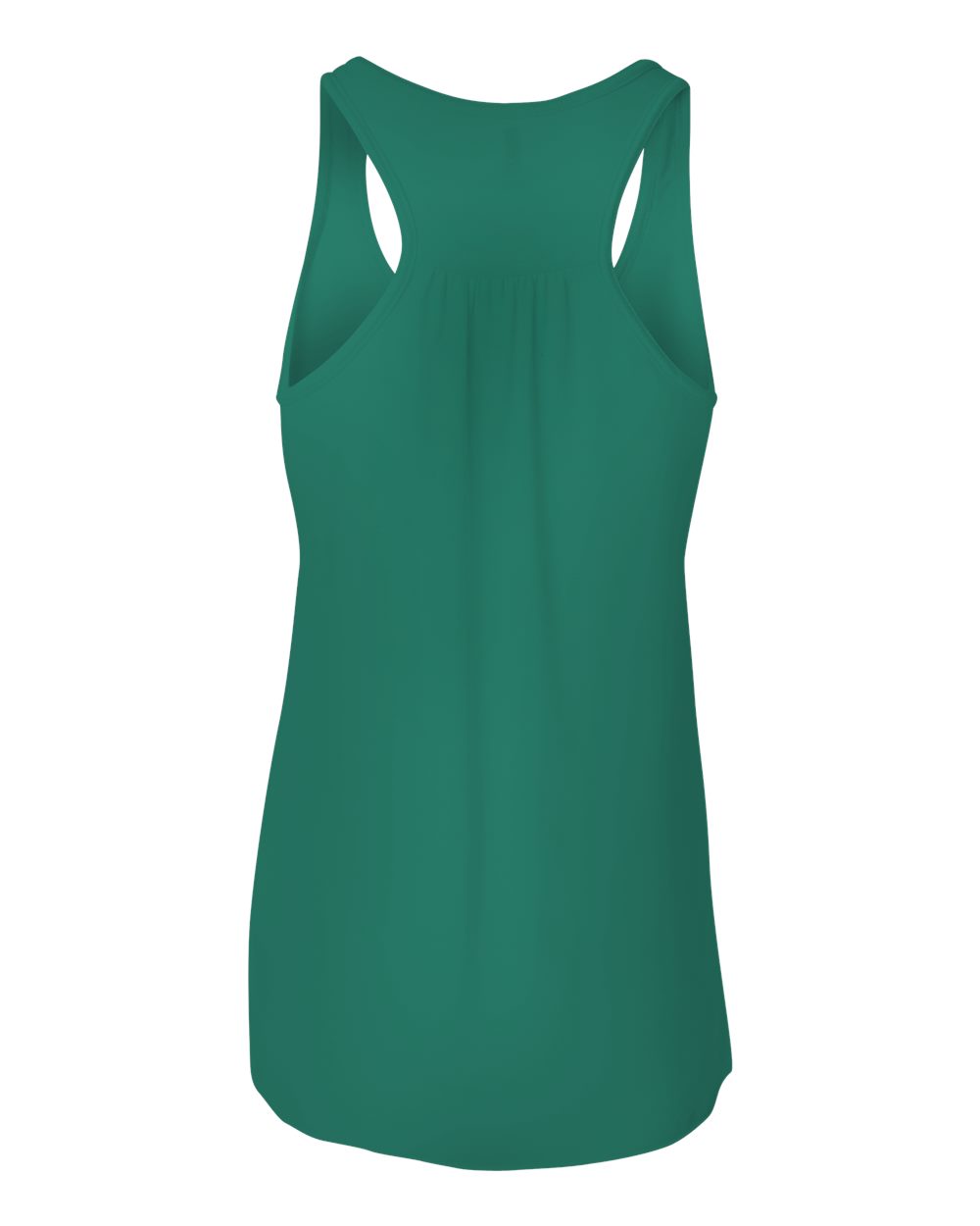 BELLA + CANVAS 8800 Women's Flowy Racerback Tank in Kelly, back