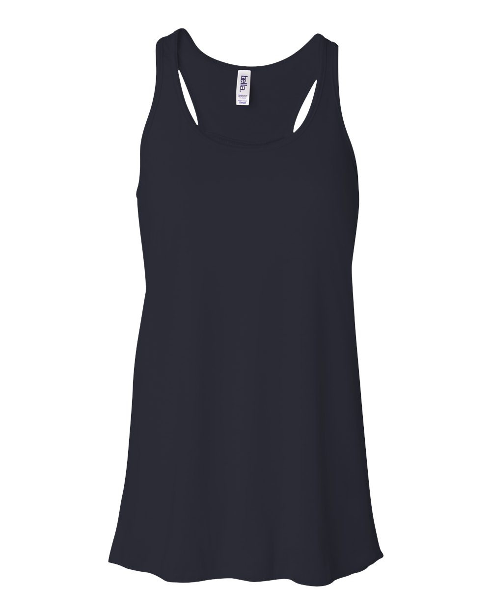 BELLA + CANVAS 8800 Women's Flowy Racerback Tank in Midnight