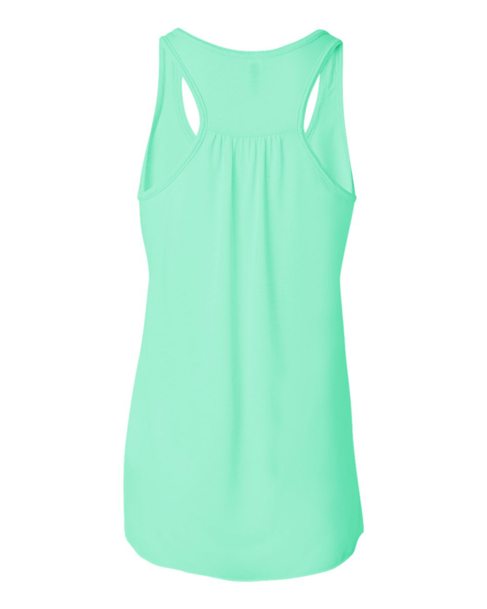 BELLA + CANVAS 8800 Women's Flowy Racerback Tank in Mint, back