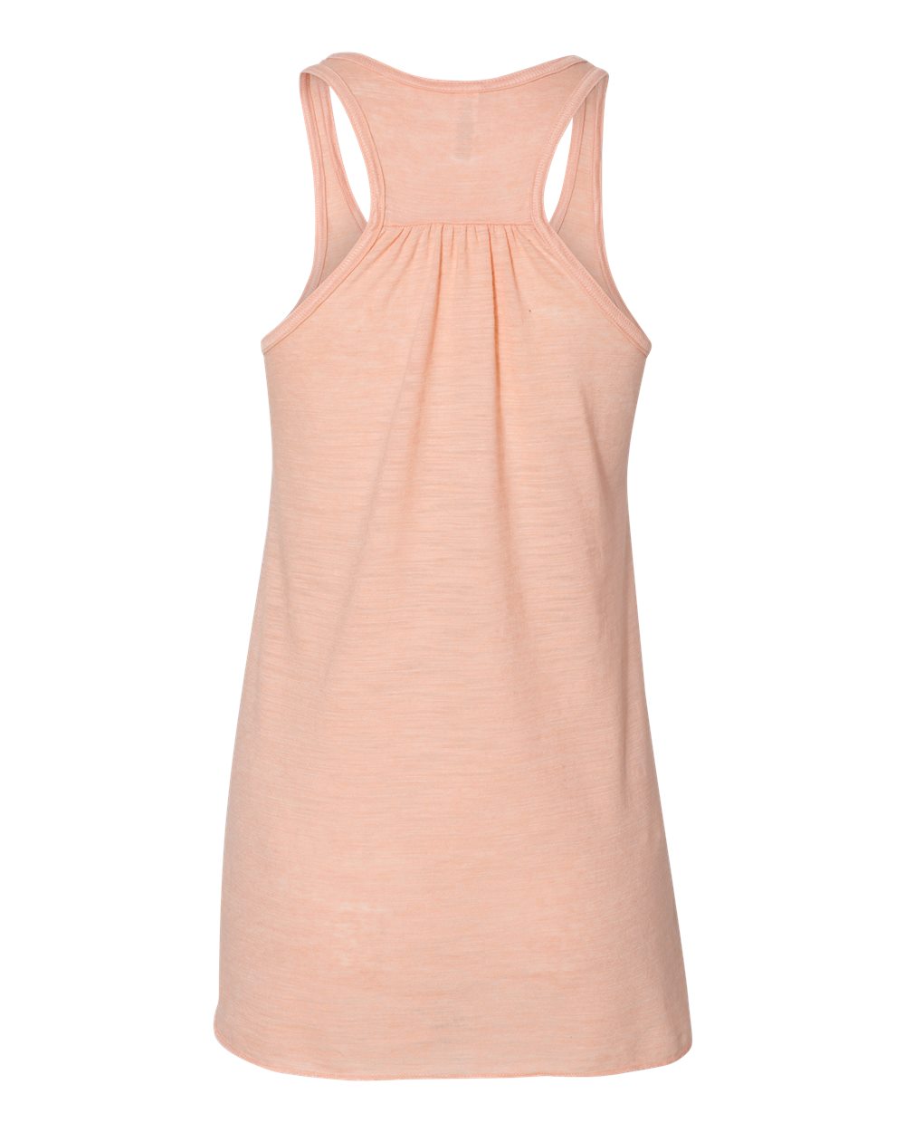 BELLA + CANVAS 8800 Women's Flowy Racerback Tank in Peach Slub, back