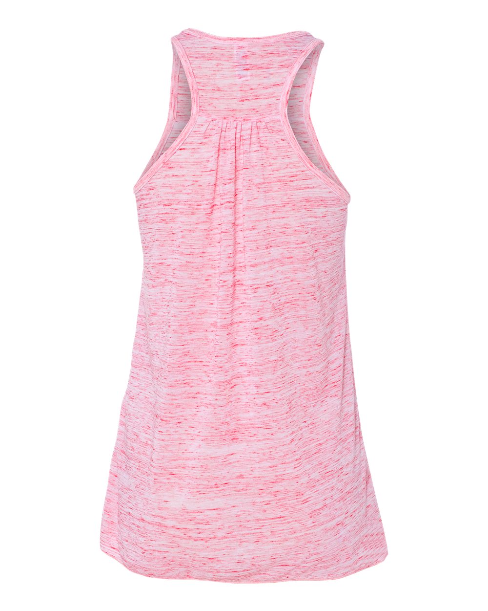 BELLA + CANVAS 8800 Women's Flowy Racerback Tank in Red Marble, back