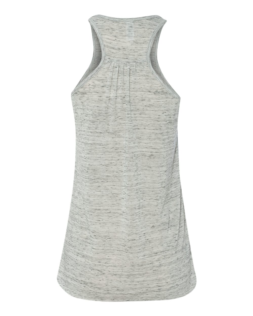 BELLA + CANVAS 8800 Women's Flowy Racerback Tank in White Marble, back